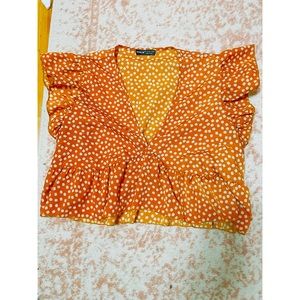 Floral/ Daisy SHEIN top sz L